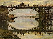 Claude Monet The Highway Bridge under repair Spain oil painting artist